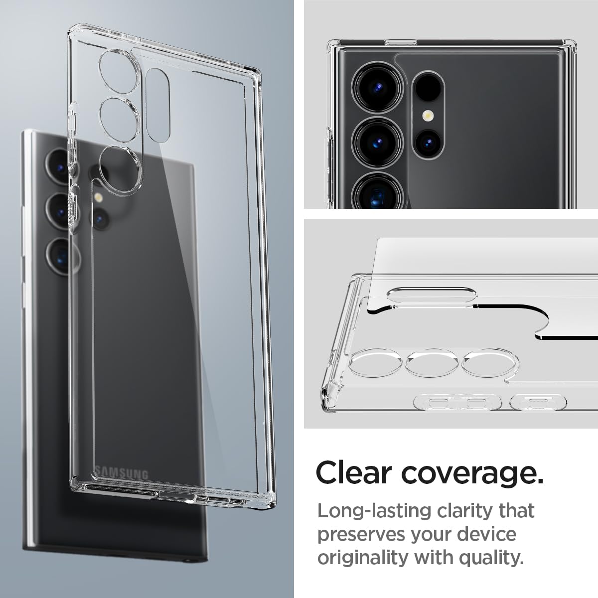 Samsung Galaxy S24 Ultra Clear Case - Transparent Mobile Case by CoverMeUp - Style 6