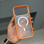 NY FROSTED SIDE SOFT CASE - ORANGE ( No. 2735 )