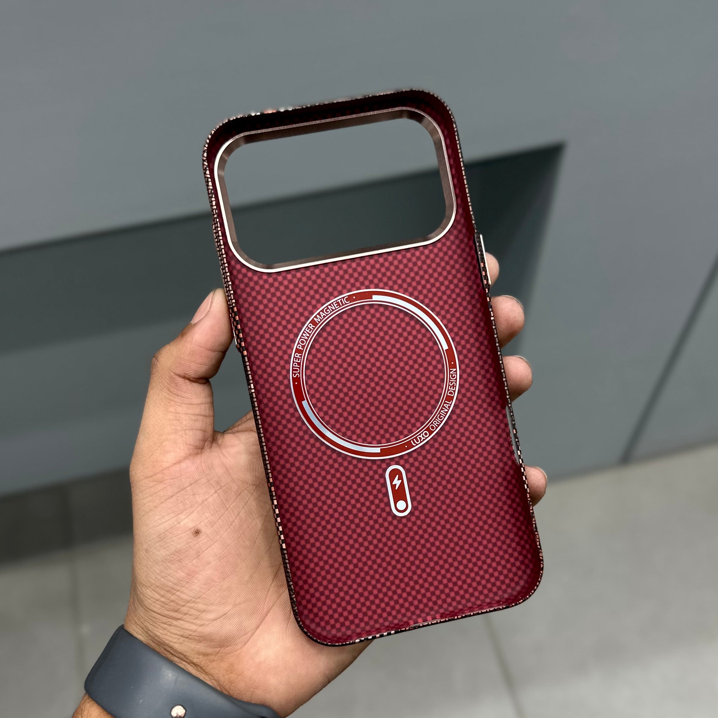 LUXO BROWN CHECK 3.0 WITH MAGSAFE CASE ( No. 2680 ) Mobile Case by CoverMeUp - Style 4