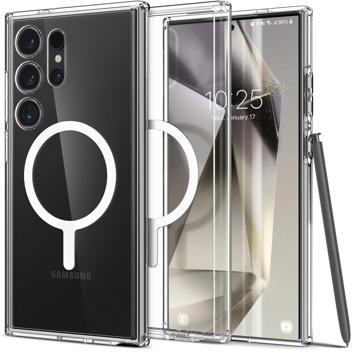 Samsung Galaxy S24 Ultra Clear Case With Magsafe - Transparent Mobile Case by CoverMeUp