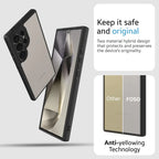 Samsung Galaxy S24 Ultra Smoke Shockproof Slim Back Cover - Smoke Black Mobile Case by CoverMeUp - Style 7