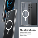 Samsung Galaxy S24 Ultra Clear Case With Magsafe - Transparent Mobile Case by CoverMeUp - Style 3