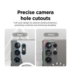 Samsung Galaxy S25 Ultra Shockproof Clear Magsafe Case - Transparent Mobile Case by CoverMeUp - Style 4