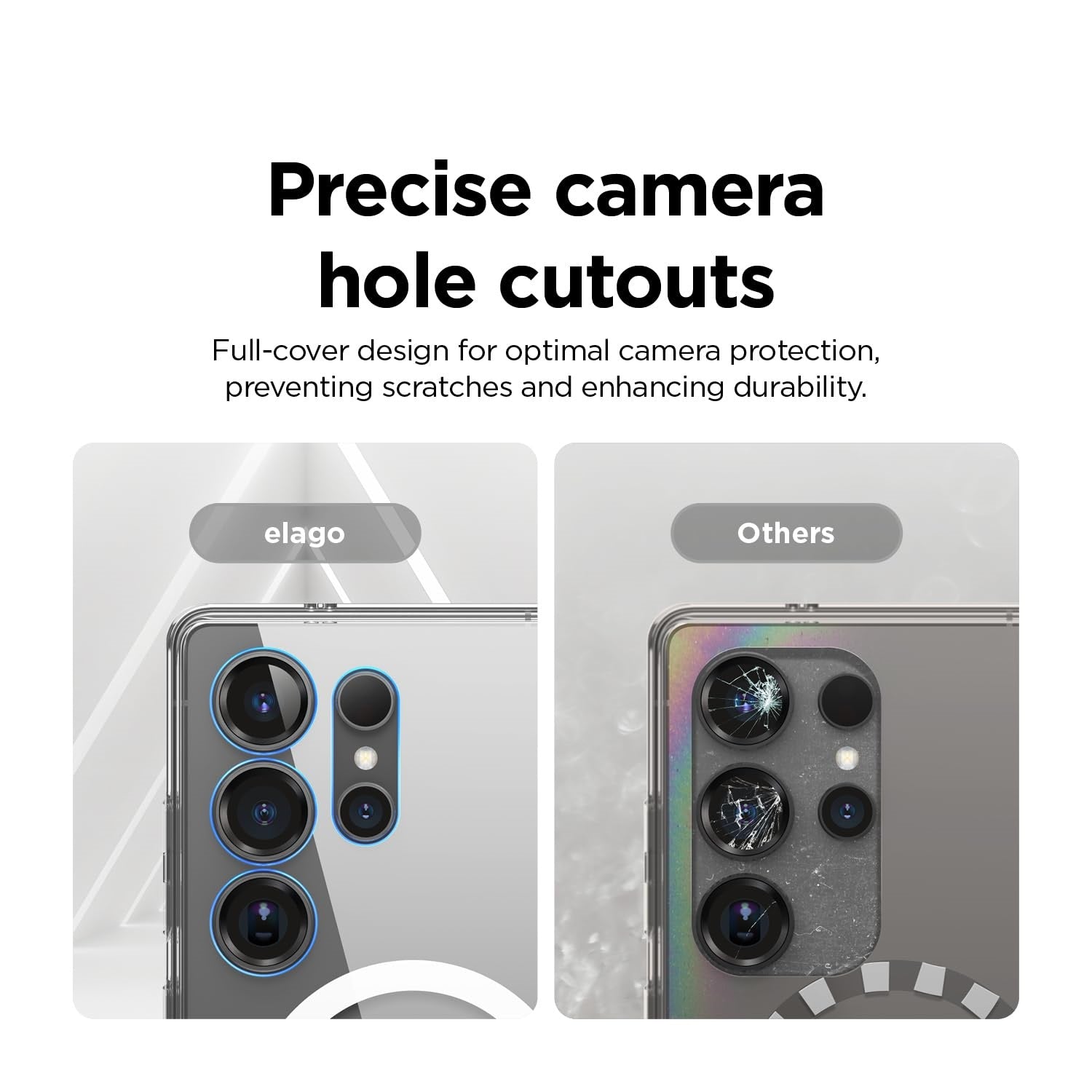 Samsung Galaxy S25 Ultra Shockproof Clear Magsafe Case - Transparent Mobile Case by CoverMeUp - Style 4