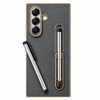 Leather Texture Finish S Pen Holder Case Compatible with Samsung Galaxy Z Fold 8 Series