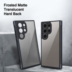 Samsung Galaxy S24 Ultra Smoke Shockproof Slim Back Cover - Smoke Black Mobile Case by CoverMeUp - Style 2