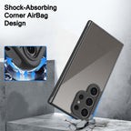 Samsung Galaxy S24 Ultra Smoke Shockproof Slim Back Cover - Smoke Black Mobile Case by CoverMeUp - Style 3