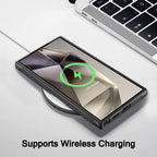Samsung Galaxy S24 Ultra Smoke Shockproof Slim Back Cover - Smoke Black Mobile Case by CoverMeUp - Style 4