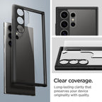 Samsung Galaxy S25 Ultra Hybrid Black Boarder Shockproof Case - Magsafe Mobile Case by CoverMeUp - Style 5