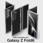 Samsung Galaxy Z Fold7 Cristal Clear Case with Hinge Protection & Front Glass - Transparent
