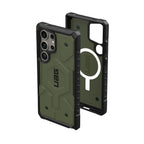 Samsung Galaxy S25 Ultra Pathfinder Series Ragged Armor Protective MagSafe Case - Green Mobile Case by CoverMeUp - Style 2