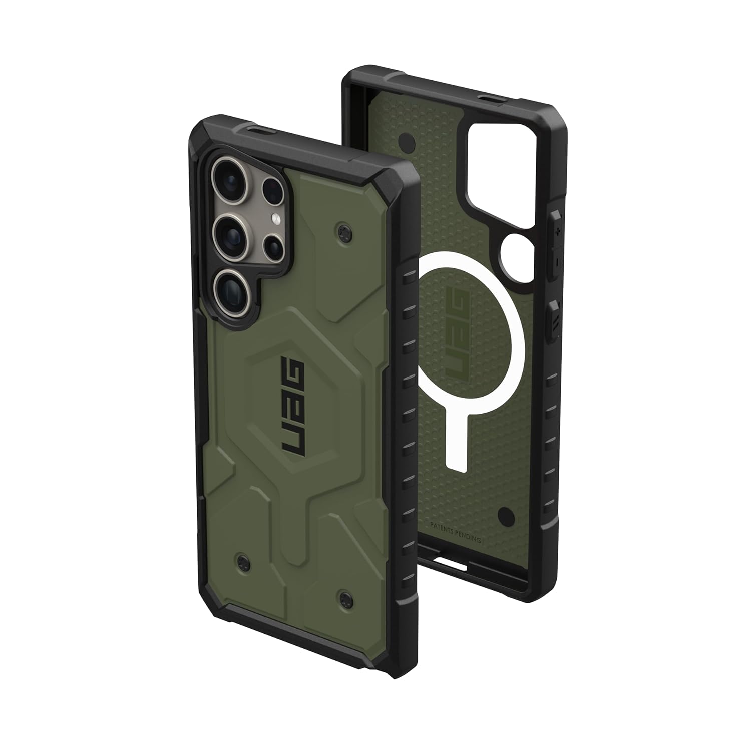 Samsung Galaxy S24 Ultra Pathfinder Series Ragged Armor Protective MagSafe Case - Green Mobile Case by CoverMeUp - Style 2