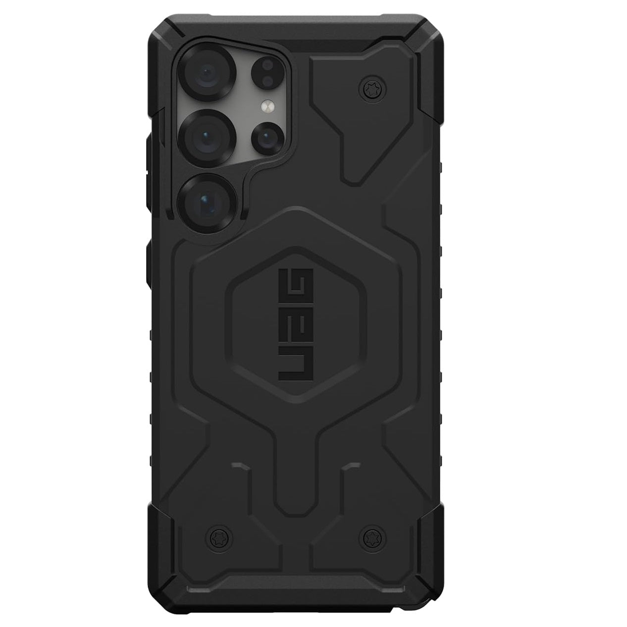 Samsung Galaxy S25 Ultra Pathfinder Rugged Featherlight Shockproof Protective Case - Black Mobile Case by CoverMeUp