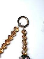 Gold Bling Phone Charm Strap Mobile Case by CoverMeUp - Style 3