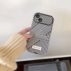 Protective Apple iPhone Back Cover - 3D Effects Striped Art Case for iPhone 14 Pro - Style 3