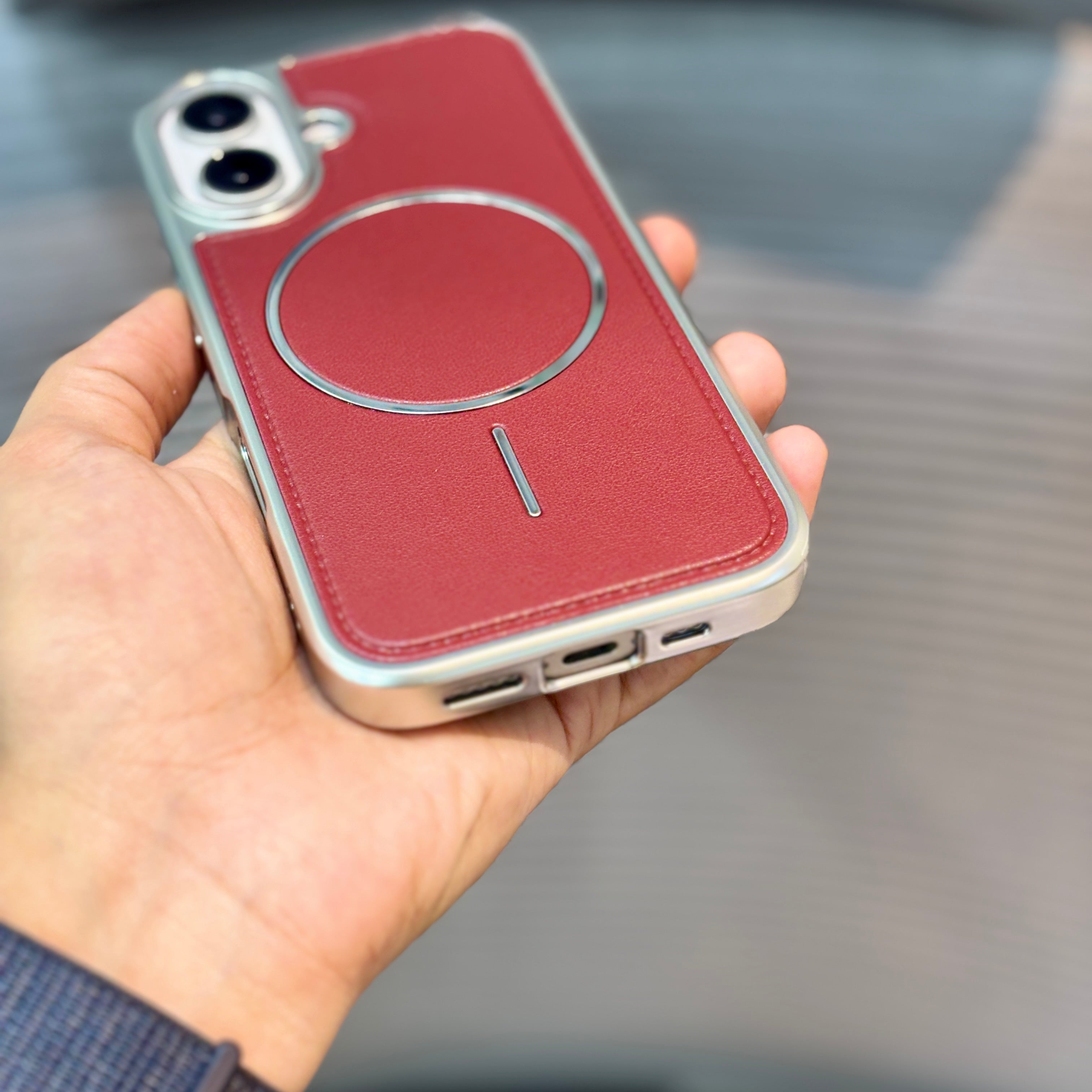 Protective Apple iPhone Back Cover - GrainMag MagSafe iPhone 17 Case - Style 5