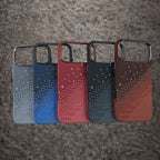 Luxo Pixel Gradient Stars Magsafe Case with Metal Frame