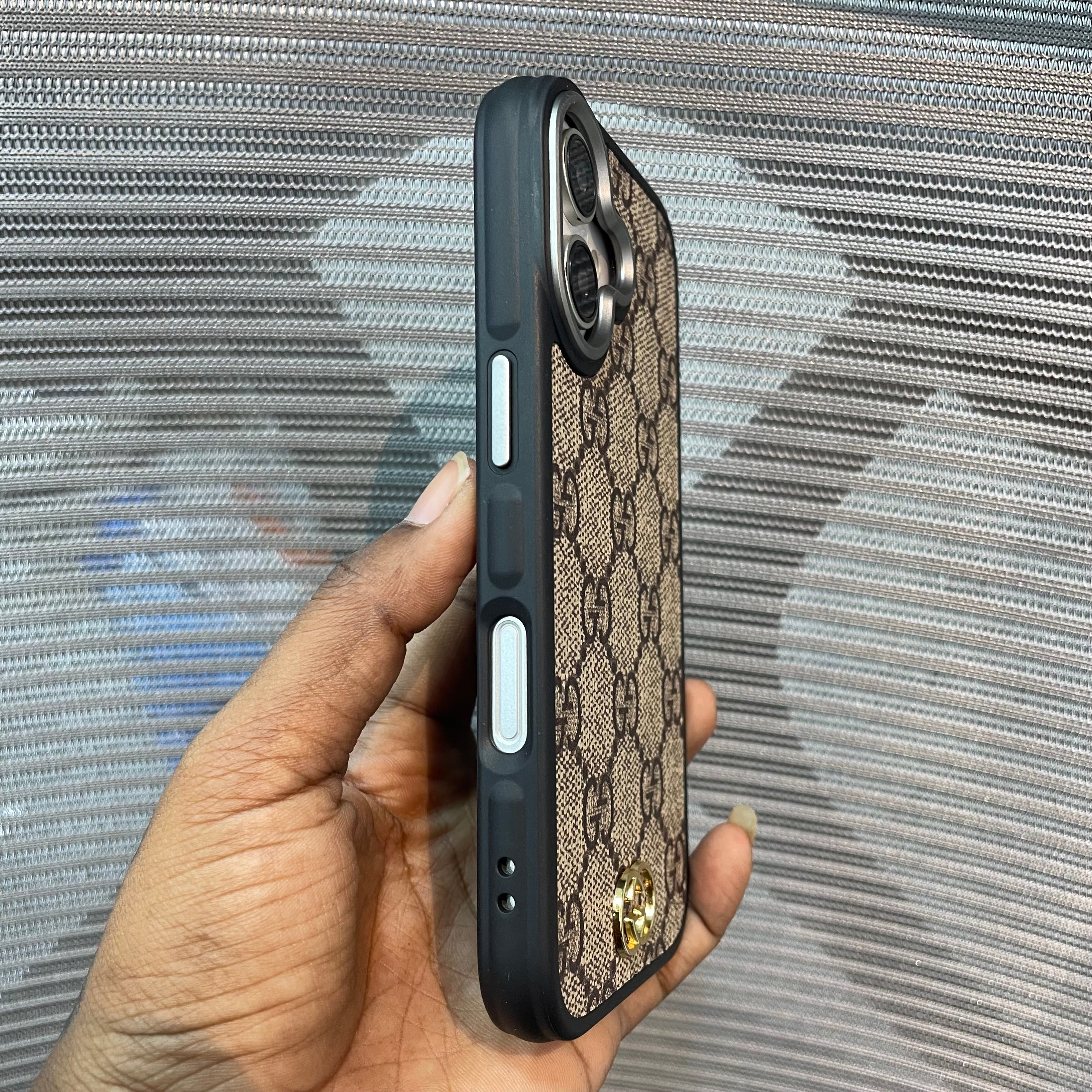 LogoLuxe Leather iPhone 17 Series Case