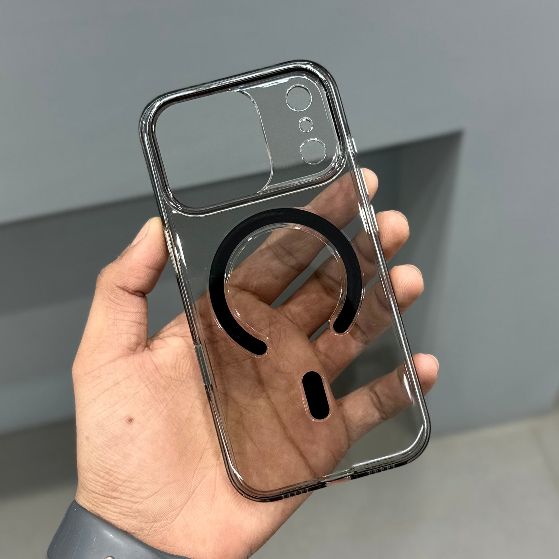 CMAQ ULTRA CLEAR CAPTURE CASE - BLACK ( No. 3071 )