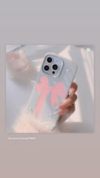 Protective Apple iPhone Back Cover - Classy Radiant Bow case with Charm for iPhone - Style 2