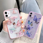 Butterfly Glitter Transparent Case Mobile Case by CoverMeUp
