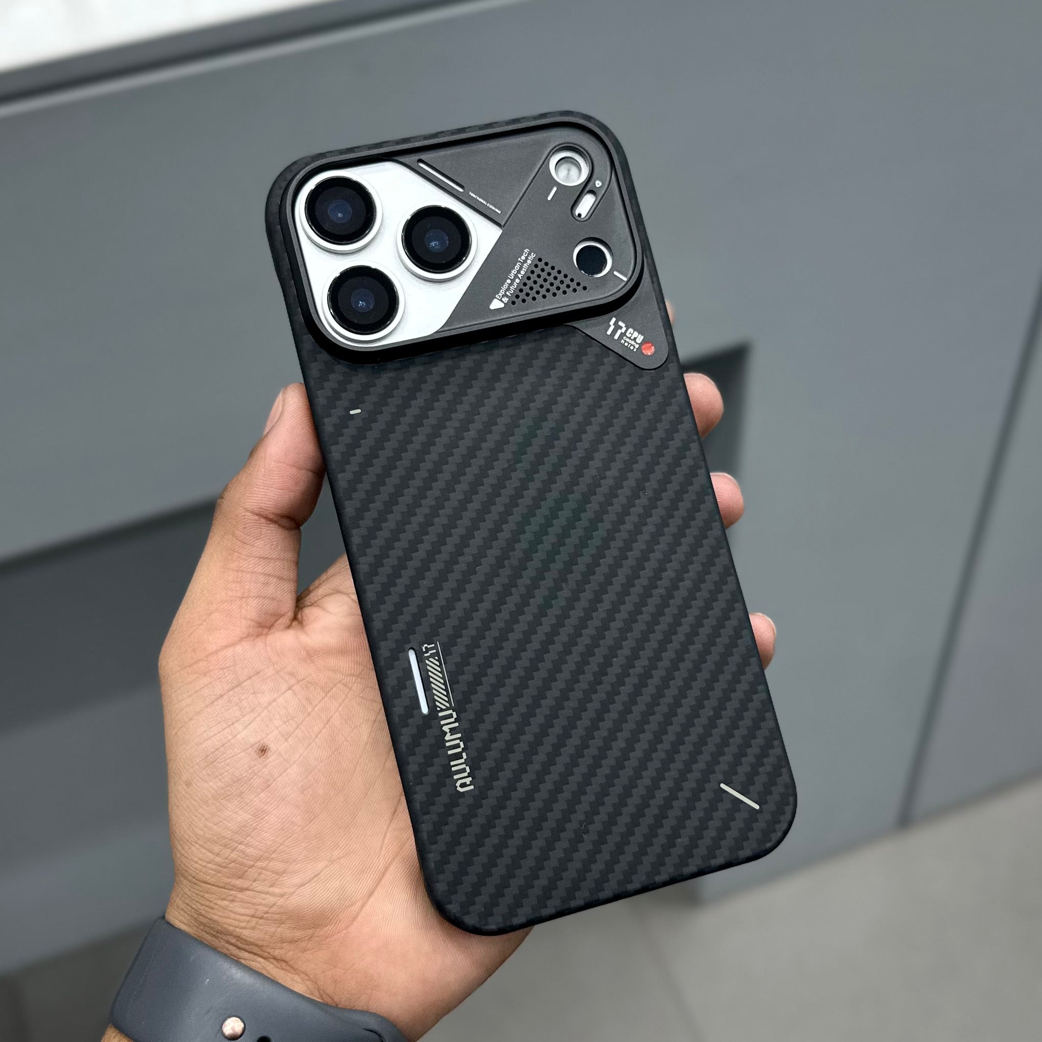 ALUMU ARMID FIBER CASE - BLACK ( No. 2621 ) Mobile Case by CoverMeUp - Style 2