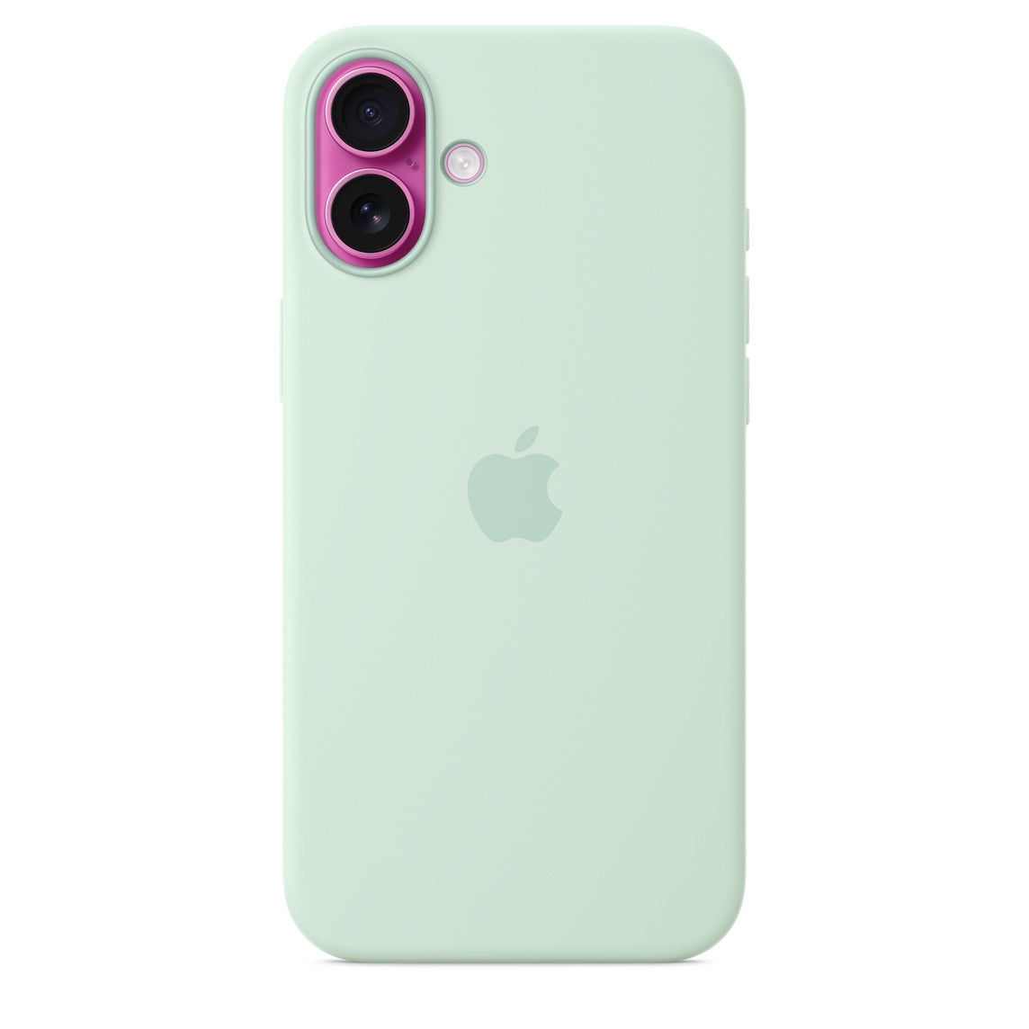 Logo Silicon Case for iPhone 16 Plus (AquaMarine)