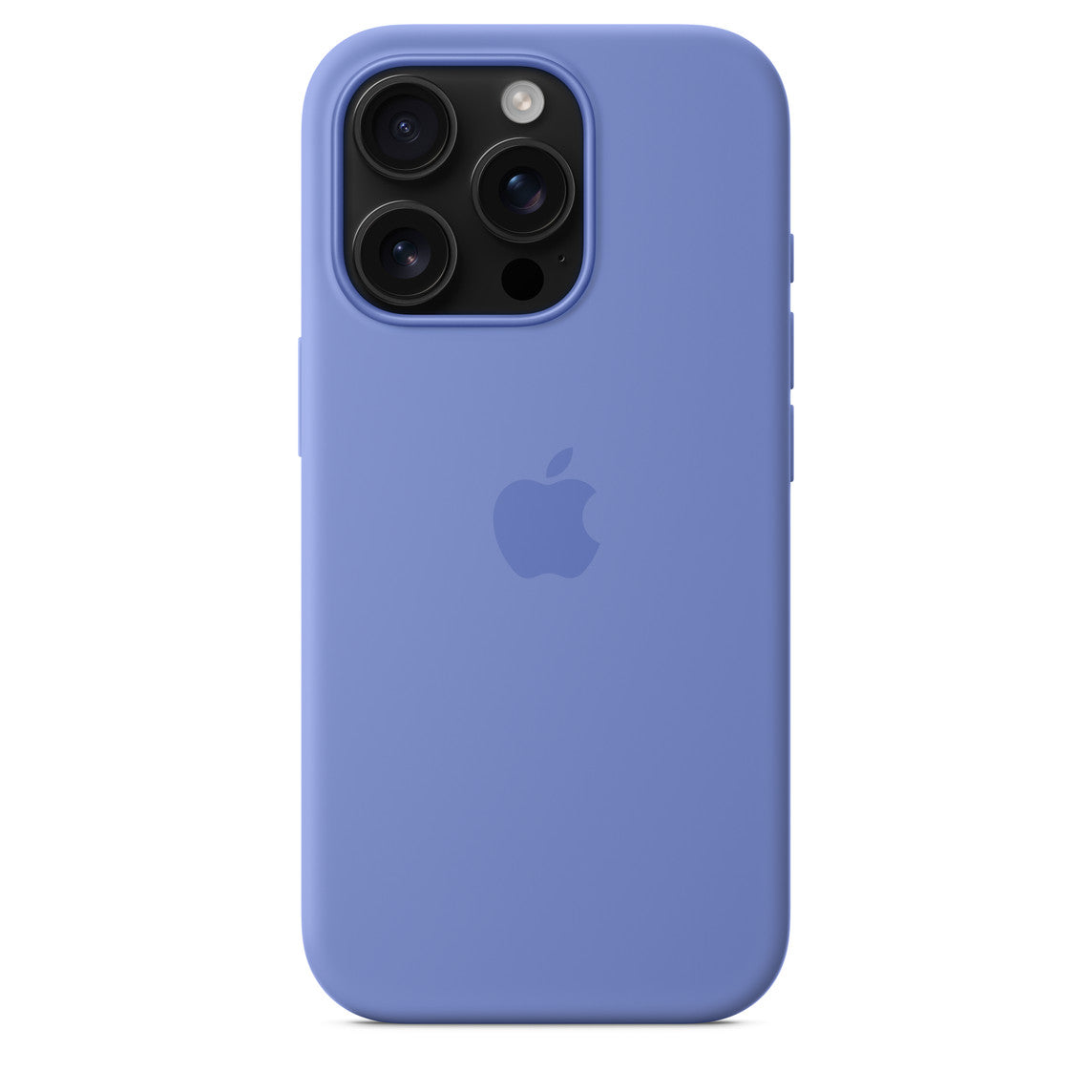 Protective Apple iPhone Back Cover - Logo Silicon Case for iPhone 16 Pro (Periwinkle) - Style 4