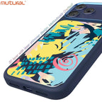 3D Silicon Designer iPhone Case for iPhone 17 Pro (Navy Blue)