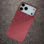 Luxo Pixel Gradient Stars Magsafe Case with Metal Frame