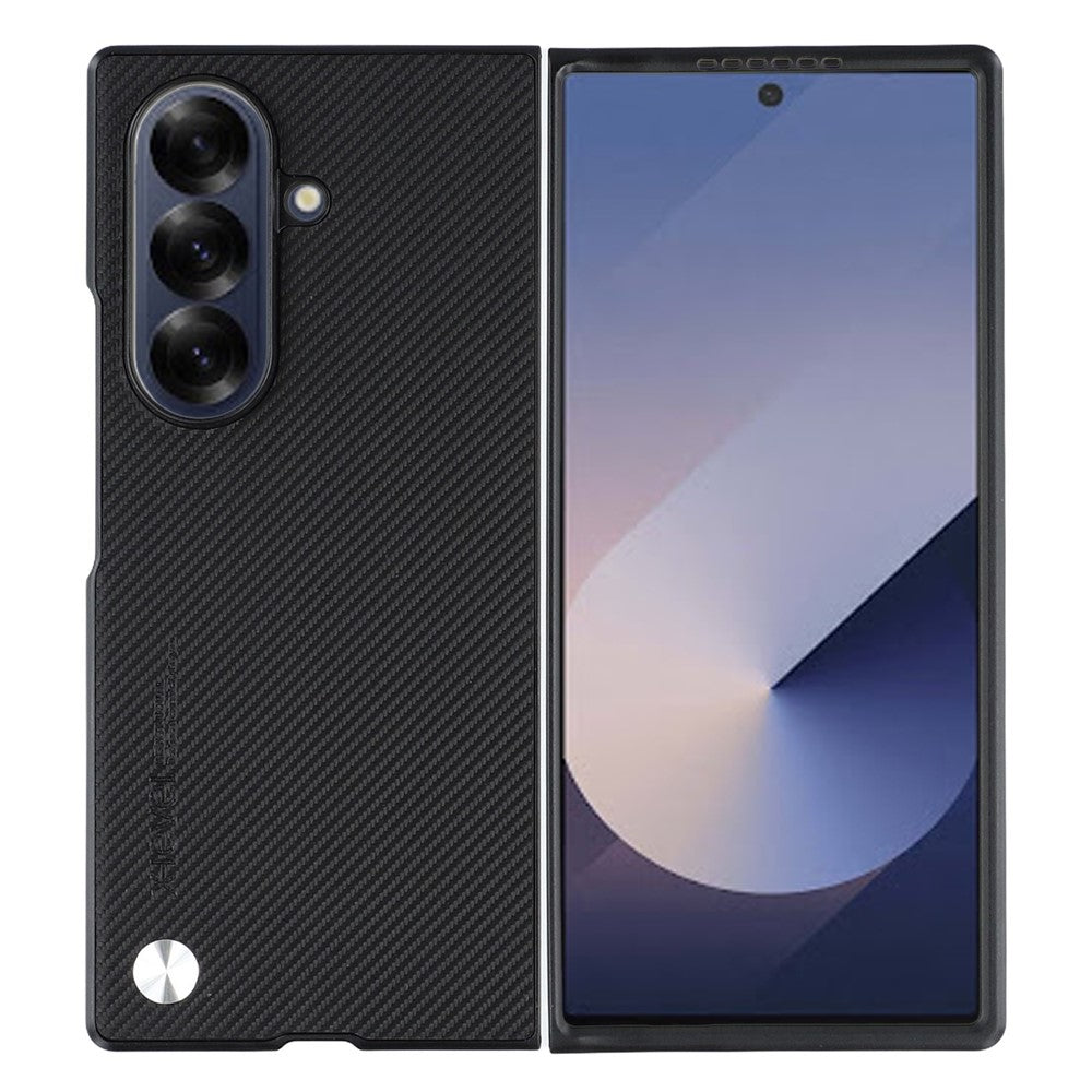 Samsung Galaxy Z Fold 7 X-LEVEL Kevlar Folding Micro Carbon Case - Black
