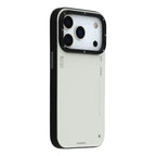 Protective Apple iPhone Back Cover - YOUNGKIT Matte Finish Leather Cover with Magsafe for iPhone 17 Pro Max (GREY) - Style 2