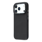 YOUNGKIT Matte Finish Leather Cover with Magsafe for iPhone 17 Pro Max / 18 Pro Max (BLACK)