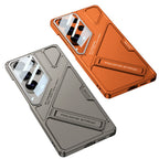 Samsung Galaxy S26 Ultra 5G GKK Mech Style Ultra-thin Folding PC Case with Camera Glass Protection Mobile Case by CoverMeUp - Style 9