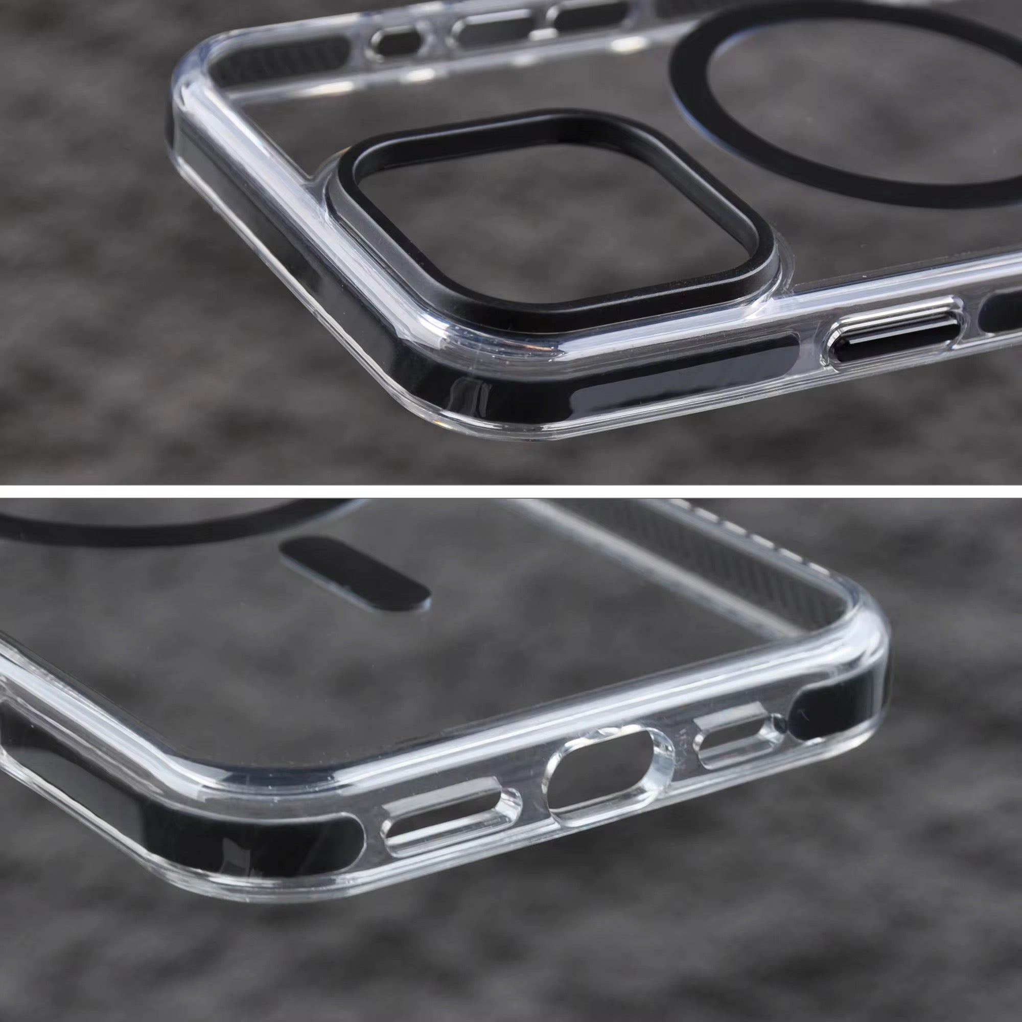 Protective Apple iPhone Back Cover - FrameClear MagSafe iPhone Case - Style 4