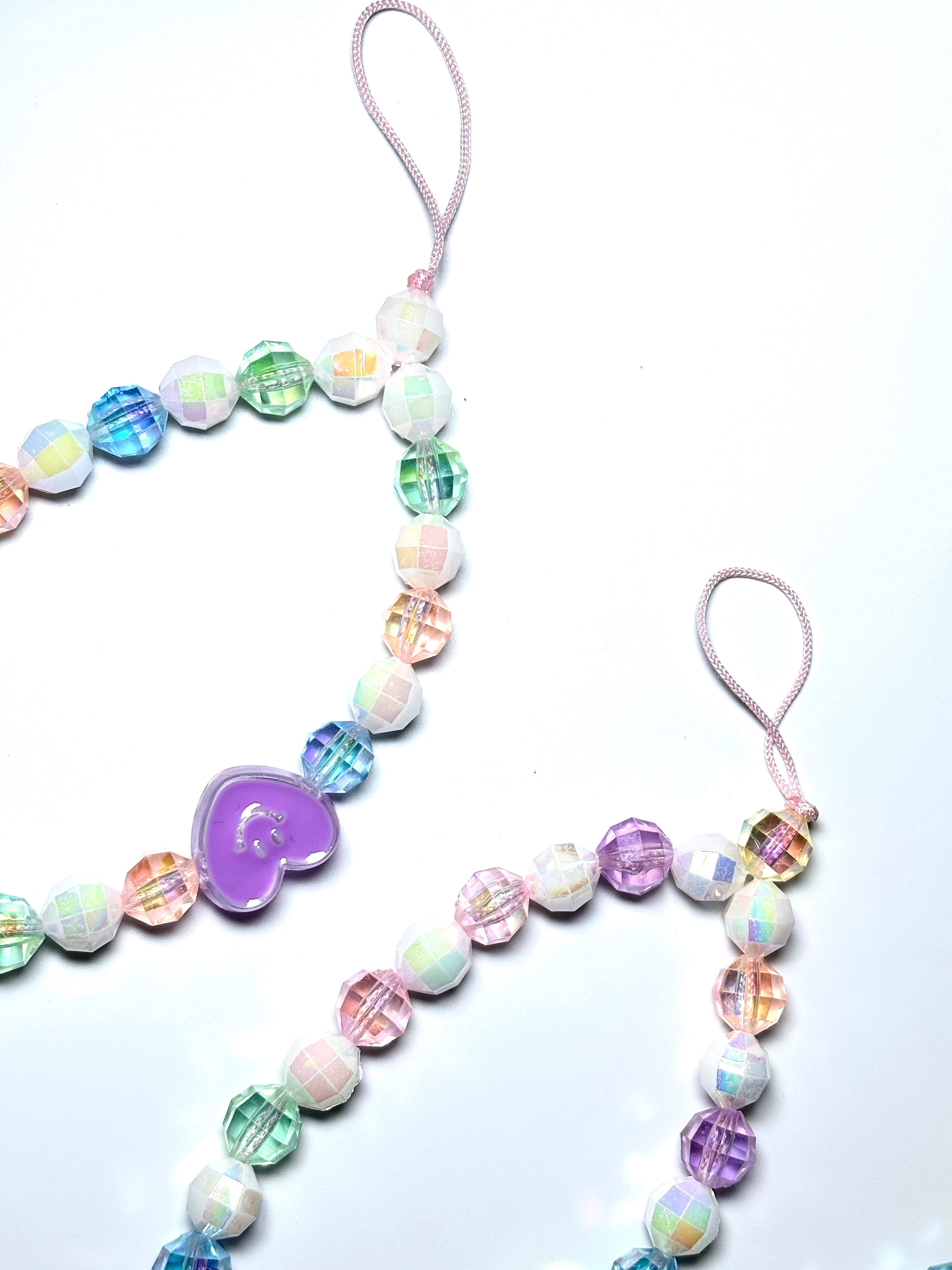 Aesthetic Heart Phone Charm Strap Mobile Case by CoverMeUp - Style 4