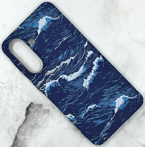 LUXO CARBON CASE SAMSUNG- BLUE WAVES ( No. 3170 )