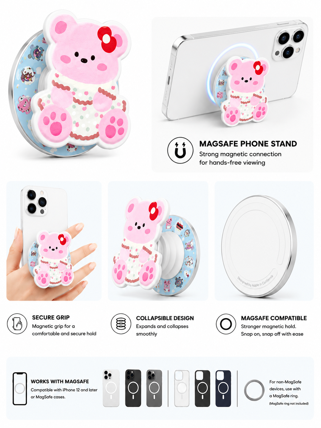MagSafe Designer Pop Socket (Design 23)