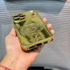 Protective Apple iPhone Back Cover - GoldLion Mirror iPhone 16 Series Case - Style 7