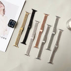 LuxeForge Metal Apple Watch Band