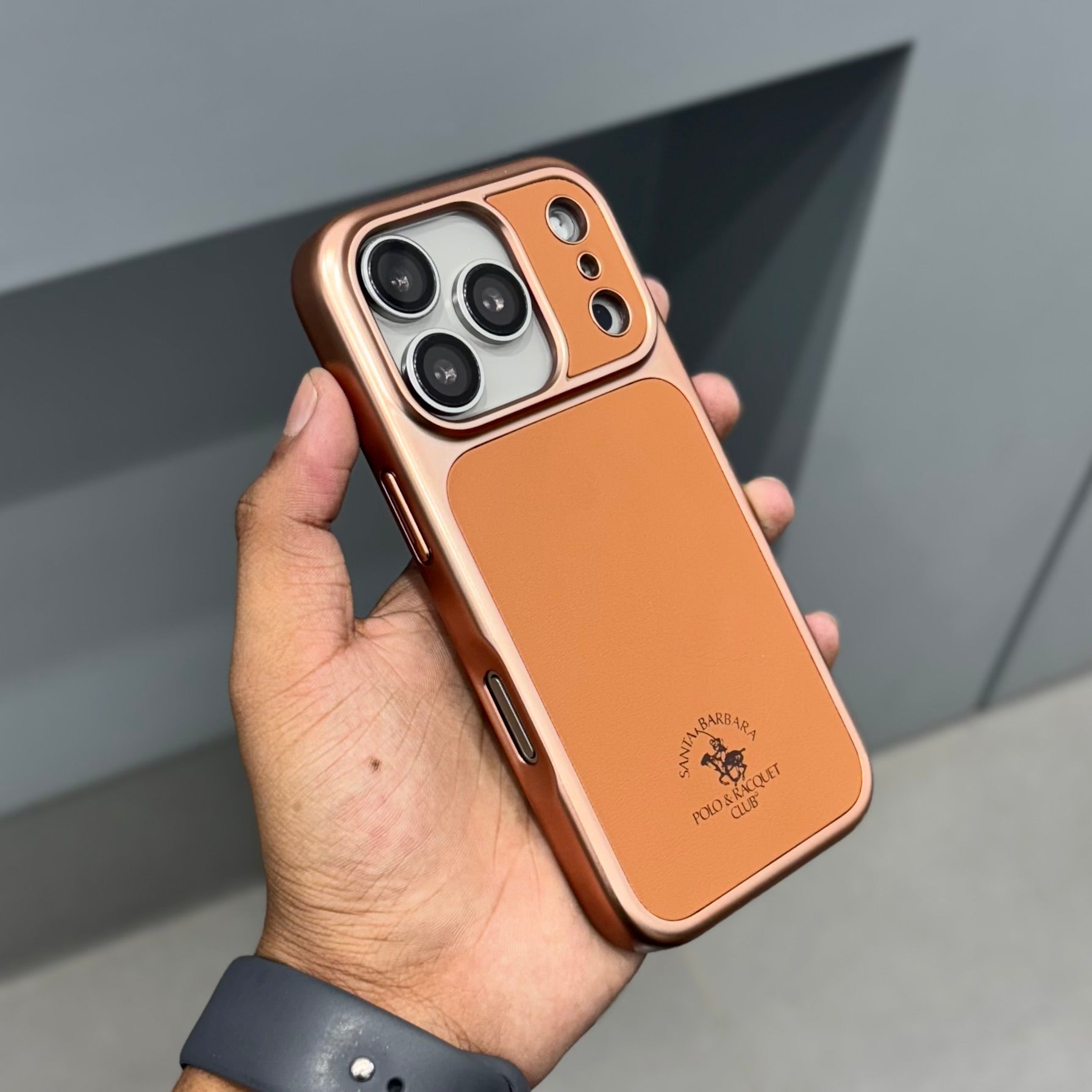 Santa Barbara Lucas Case with Magsafe-Brown ( No. 2057 ) 17 Series Mobile Case by CoverMeUp - Style 2