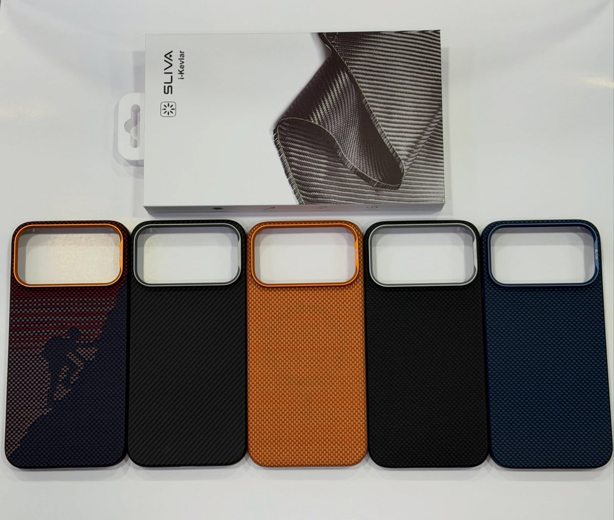 SLIVA i-Kevlar Aramid Fiber Slim Carbon Case