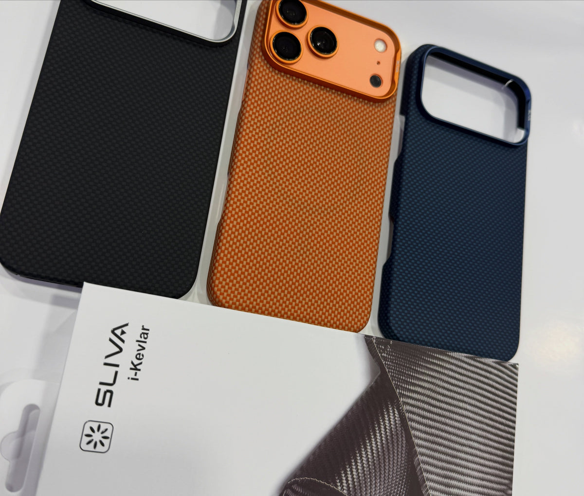 SLIVA i-Kevlar Aramid Fiber Slim Carbon Case