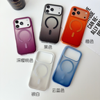 Dual Colour Matte Finish MagSafe Case for iPhone 17 Pro Max / 18 Pro Max (Black)