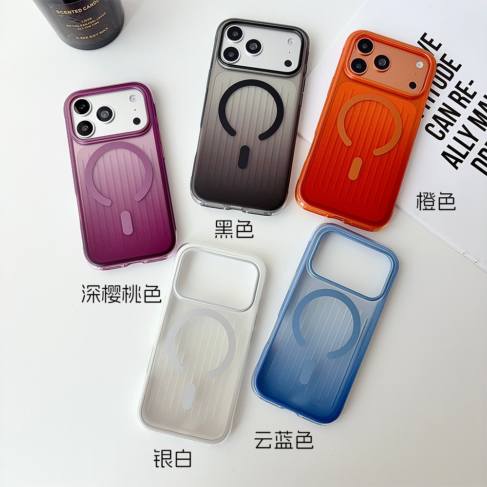 Dual Colour Matte Finish MagSafe Case for iPhone 17 Pro Max / 18 Pro Max (Black)