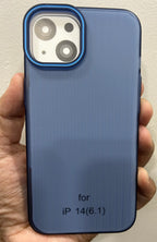 Protective Apple iPhone Back Cover - Grid Smoked Slim Bumper Case For iPhone - Style 4