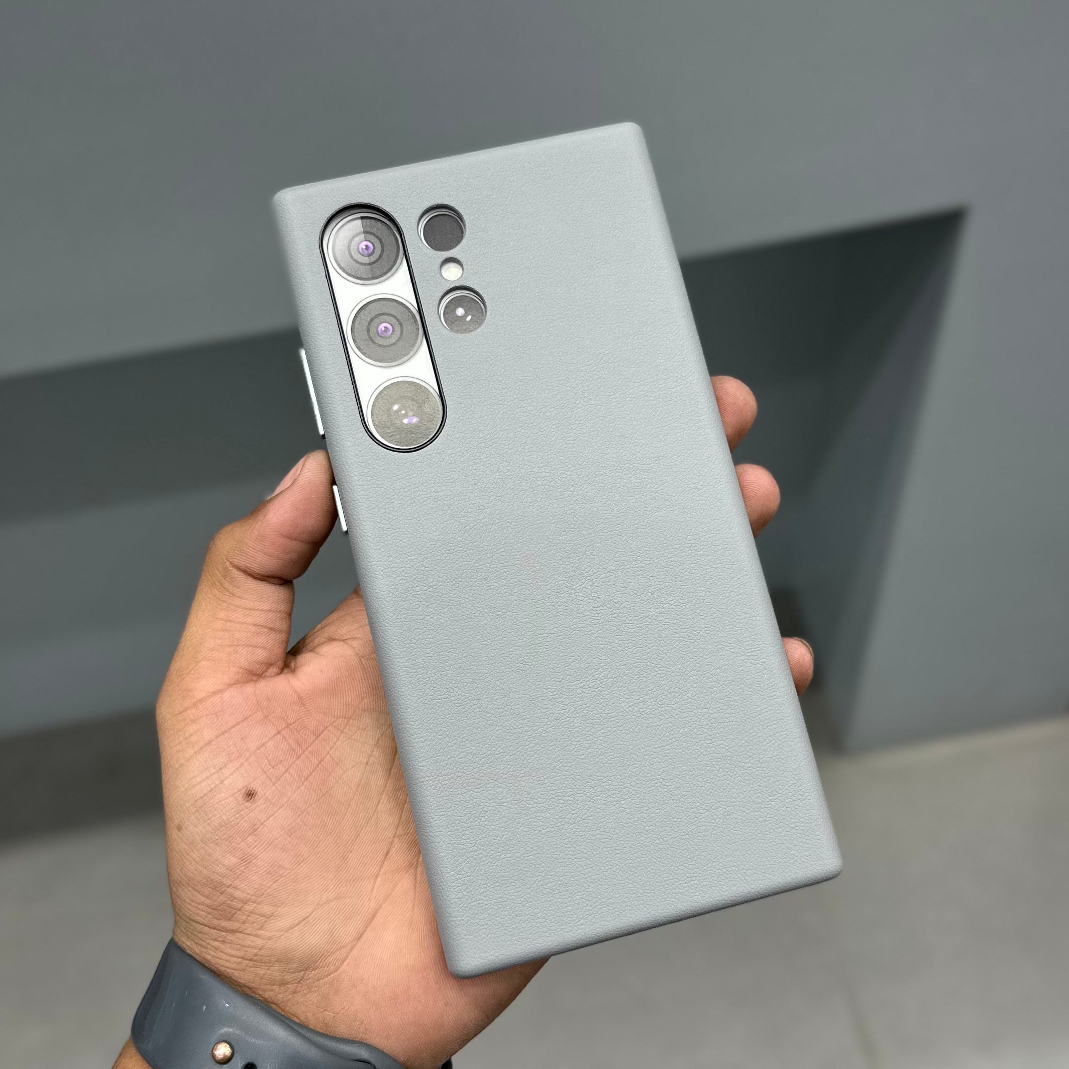 KZDOO NOBLE VEGAN LEATHER CASE - GREY ( No. 3377 ) Mobile Case by CoverMeUp