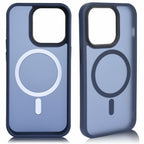 Protective Apple iPhone Back Cover - Matte Finish Paper Style  Magsafe case for iPhone