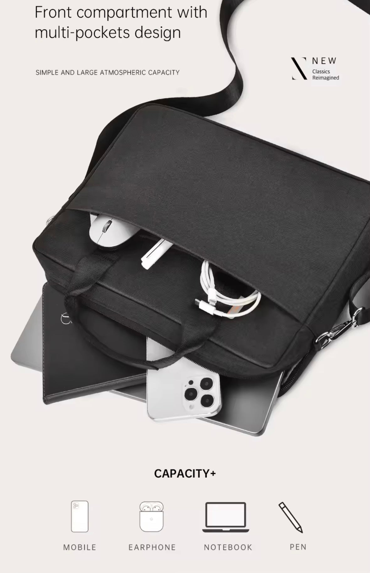 MonoBlack Laptop Bag