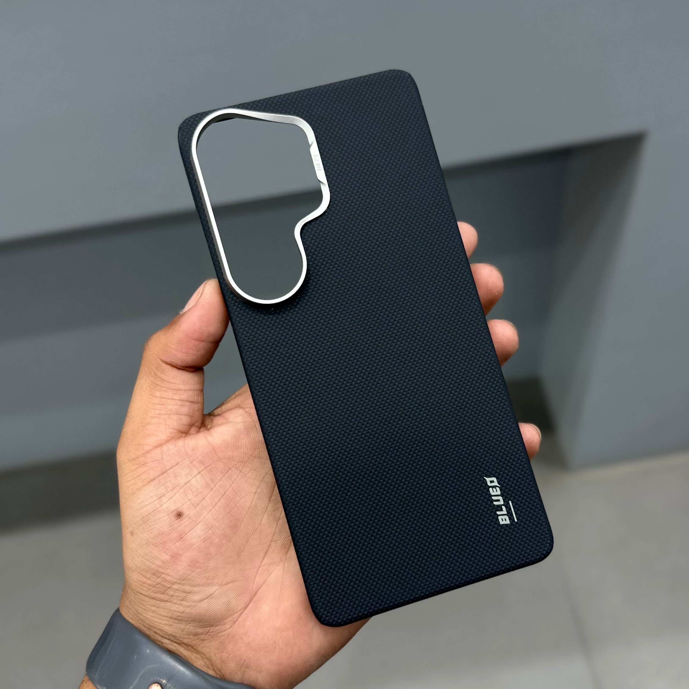 BLUEO ARAMID FIBER REAL CARBON CASE - BLACK ( No. 3424 ) Mobile Case by CoverMeUp - Style 3